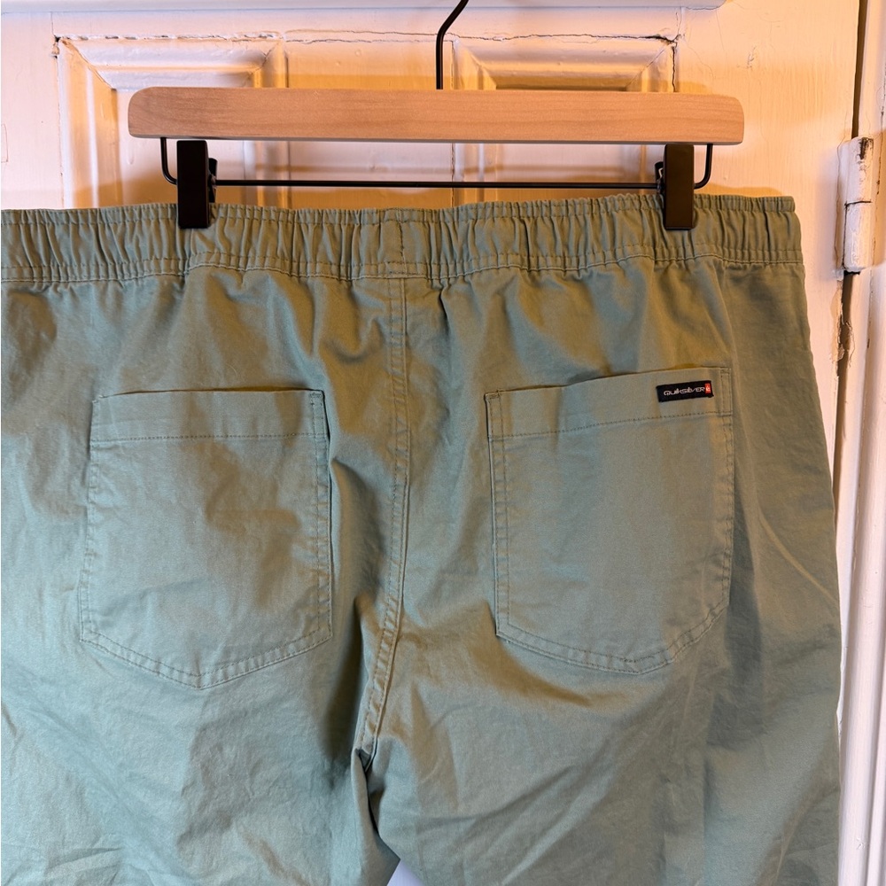 Quiksilver Men’s Drawstring Pants Green XL Casual Lounge Beach - Picture 3 of 8